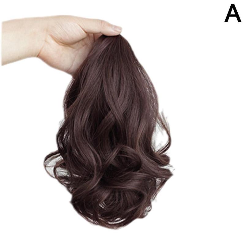 Product Introduction of Synthetic Straight Long Wig Hair Ponytail Grab Clip Pony Tail For Woman Fake Hairpiece For U3N5 51