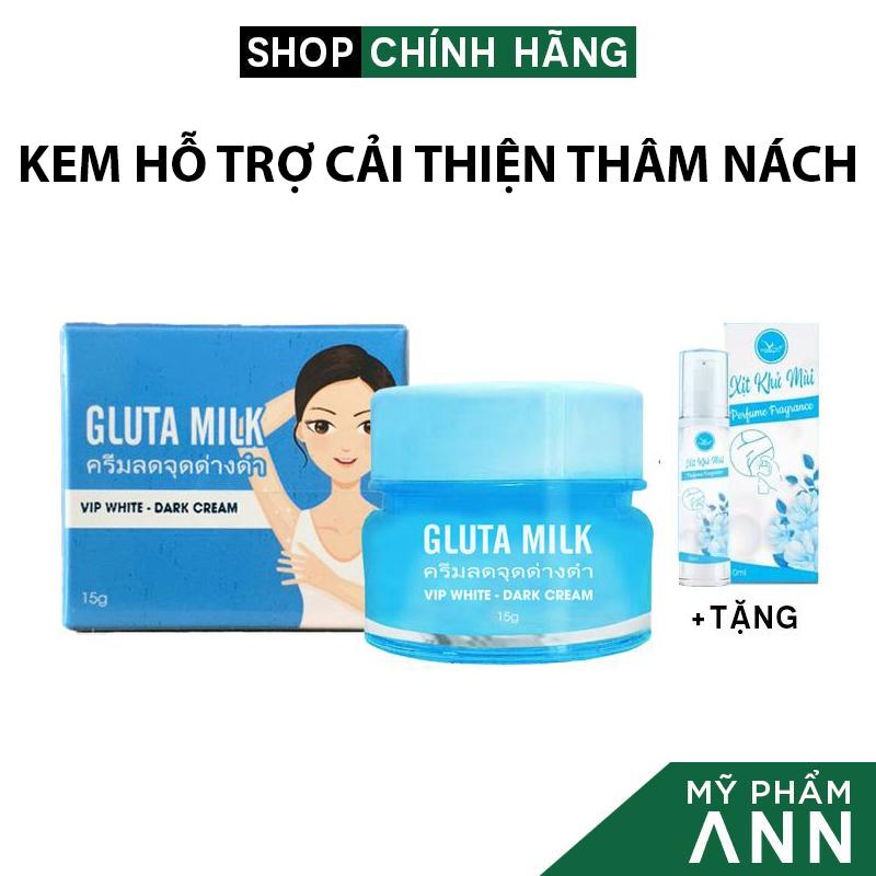  Kem Thâm Nách Gluta Milk Vip White Giá Sỉ Chính Hãng 15g 