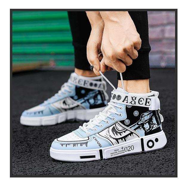 Product Introduction of Spring And Autumn Boys' Shoes Boys AJ High-Top Sports Sneakers 8 Years 9 Big Kids 11 Children 10 White Shoes Girls 16