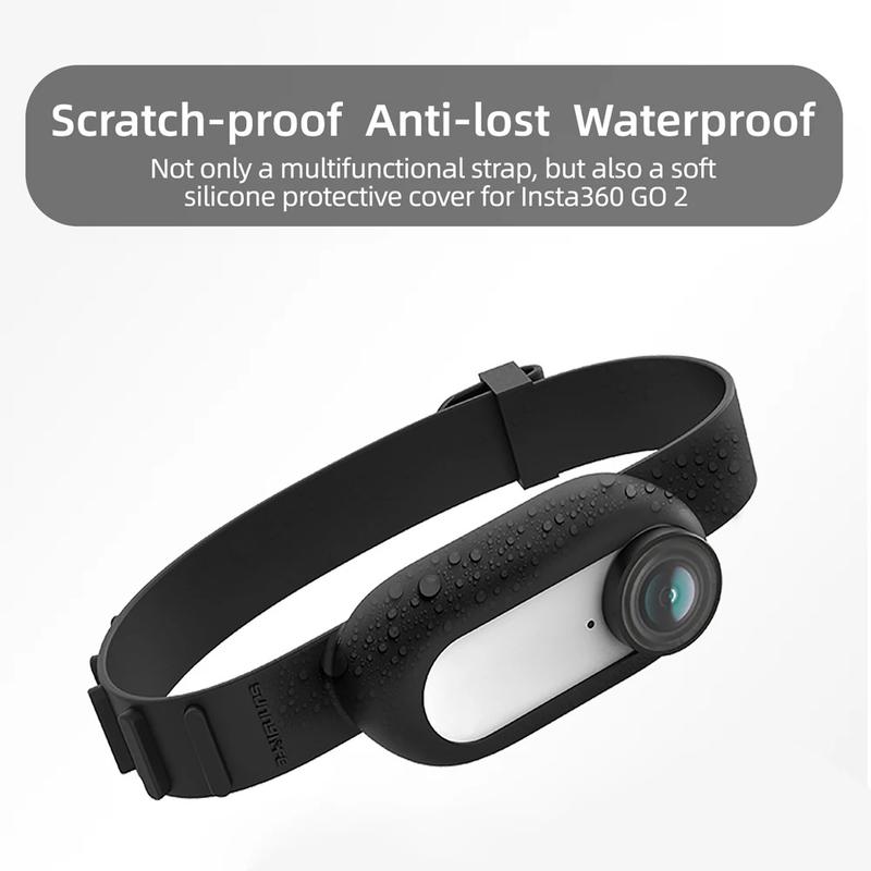 Product Introduction of Silicone Protective Case Cover for Insta360 GO 2 Wristband Backpack Bicycle Cat Collar Strap Camera Accessories 18