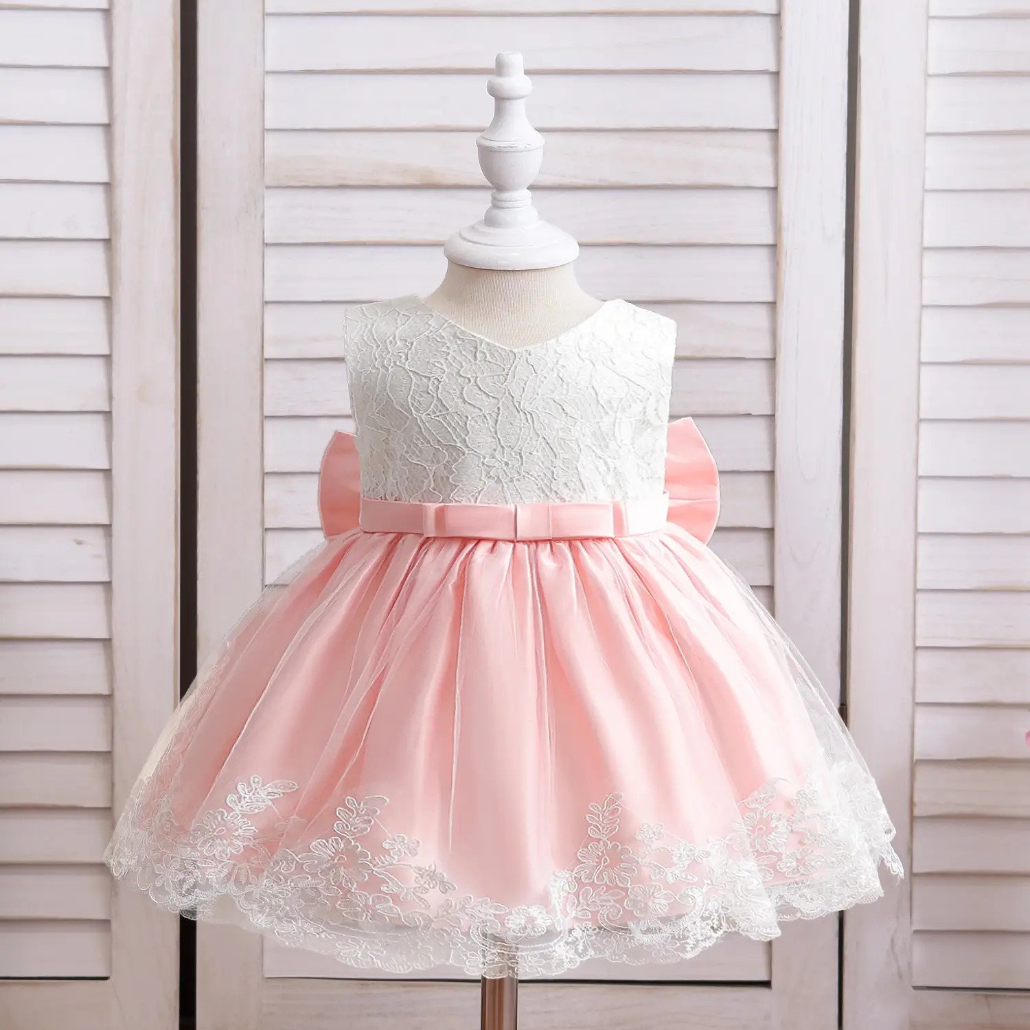 Red Christmas Dress 1-5 Year Old Girl Birthday Party Dress Bow Princess  Dress Embroidered Lace Dress Girl Baptist Dress - TikTok Shop Philippines