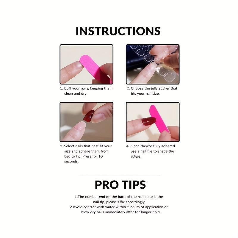 Line Pattern Long Fake Nail, 24pcs Press on False Nail for Women & Girls, Removable Nail Art Artificial Full Cover, Women Girls DIY Manicure, Christmas Gift 6