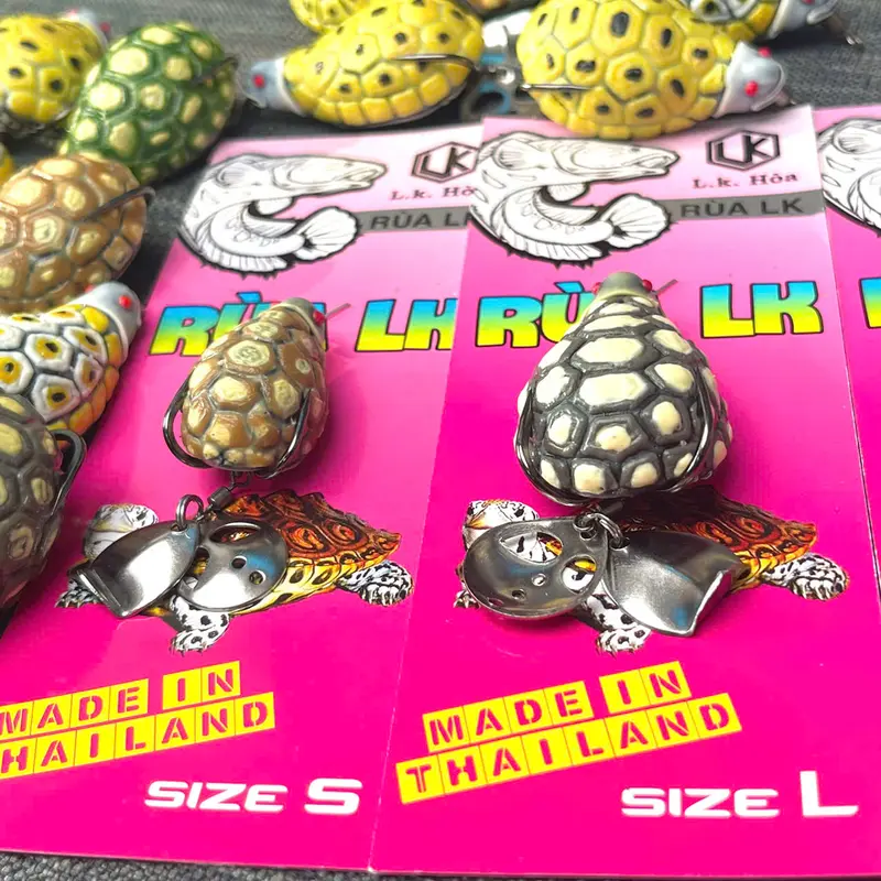[LK HÒA] MỒI CÂU LURE RÙA LK, MỒI CÂU CHUYÊN LURE LK Đi Câu Bắt Cá Fishing 3