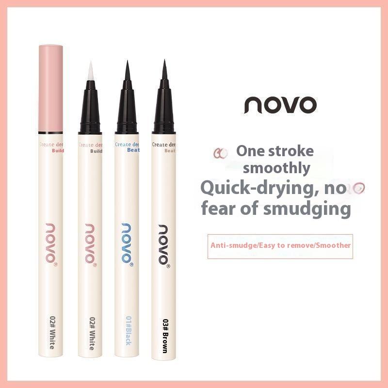 [0.01mm Ultra Fine Liquid Eyeliner]Waterproof and sweatproof Long-lasting color without smudging Student beginner eyeliner Easily create exquisite eye makeup   natural eyeliner   eyeliner 3