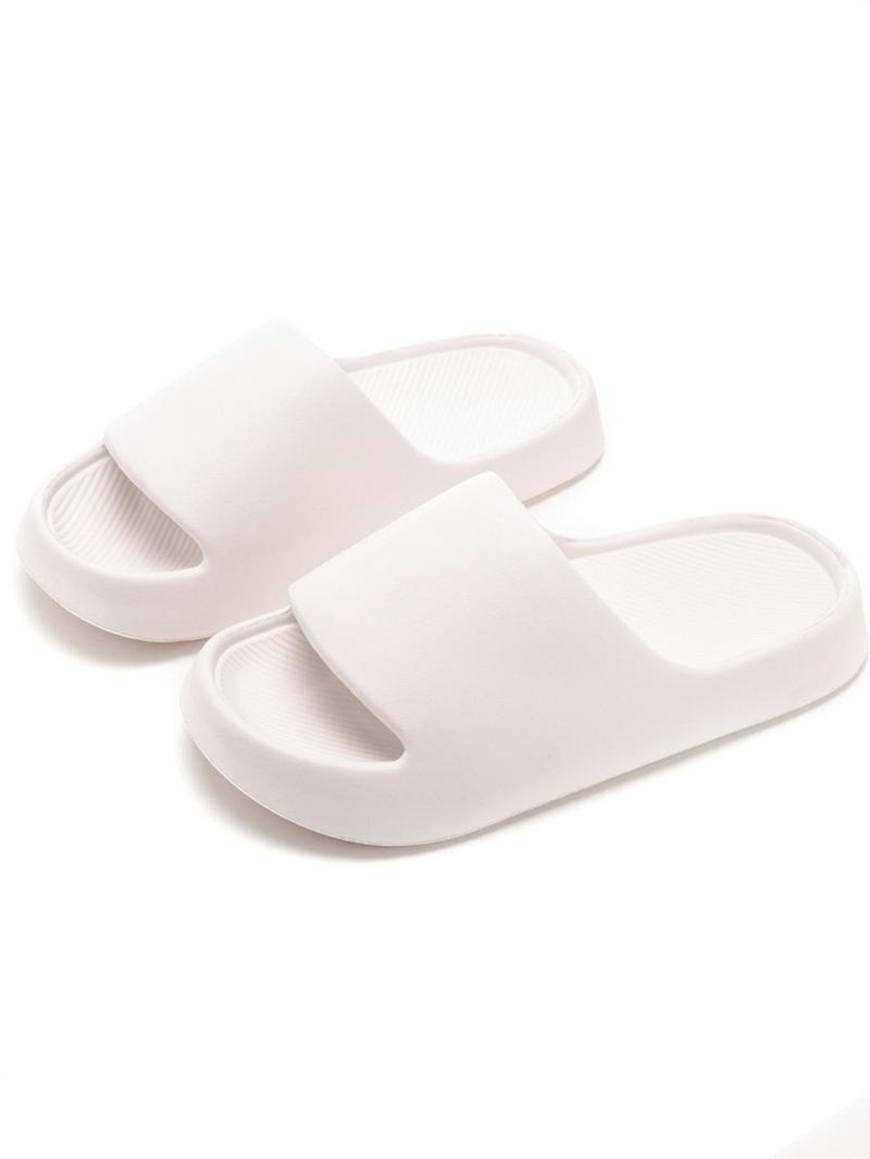 Product Introduction of Summer 2024 Men's Casual Plain Eva Slides with Non-slip Soles for Indoor Outdoor, Slip Resistant Soft Bottom Deodorant Bathing Slippers 4