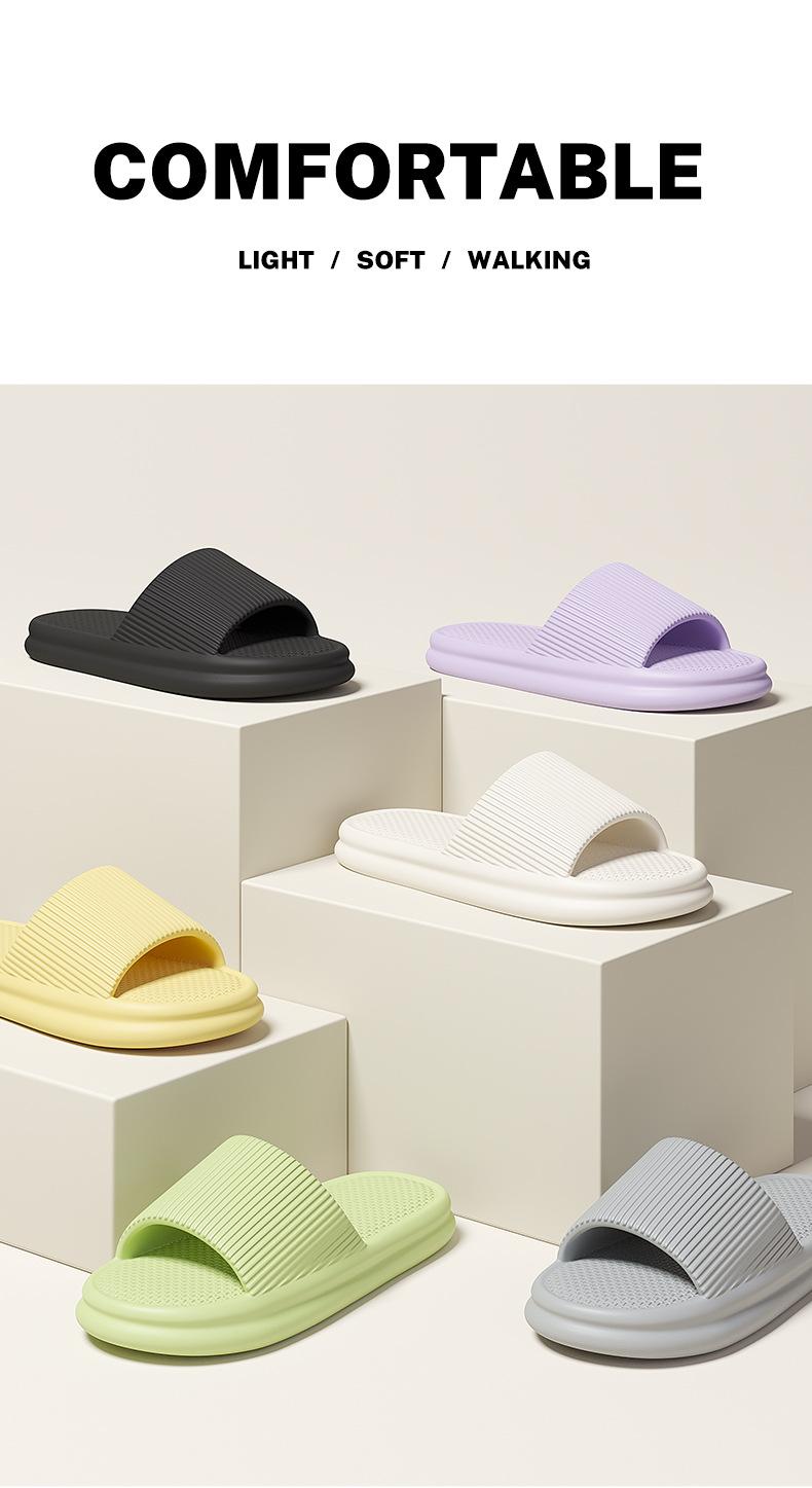 Product Introduction of Evaslip Slippers Men's Summer Slippers Women's Indoor Home Platform Non-Slip Bathroom Couple Sandals 17