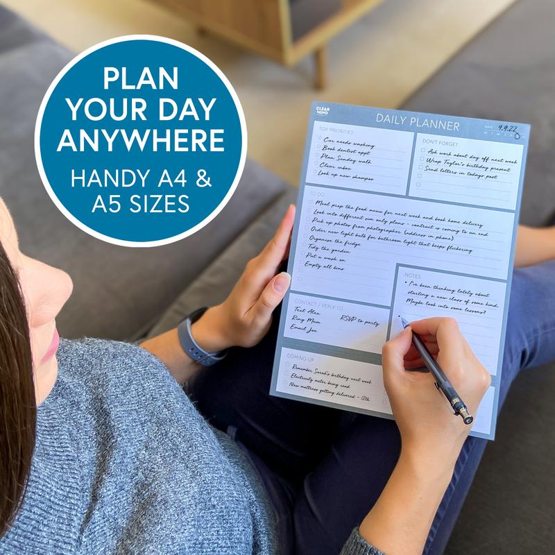 Daily Planner Desk Pad by Clear Mind Concepts – A4 Size 5
