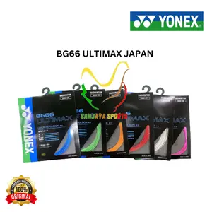 SENAR BADMINTON YONEX BG 66 ULTIMAX JEPANG ORIGINAL