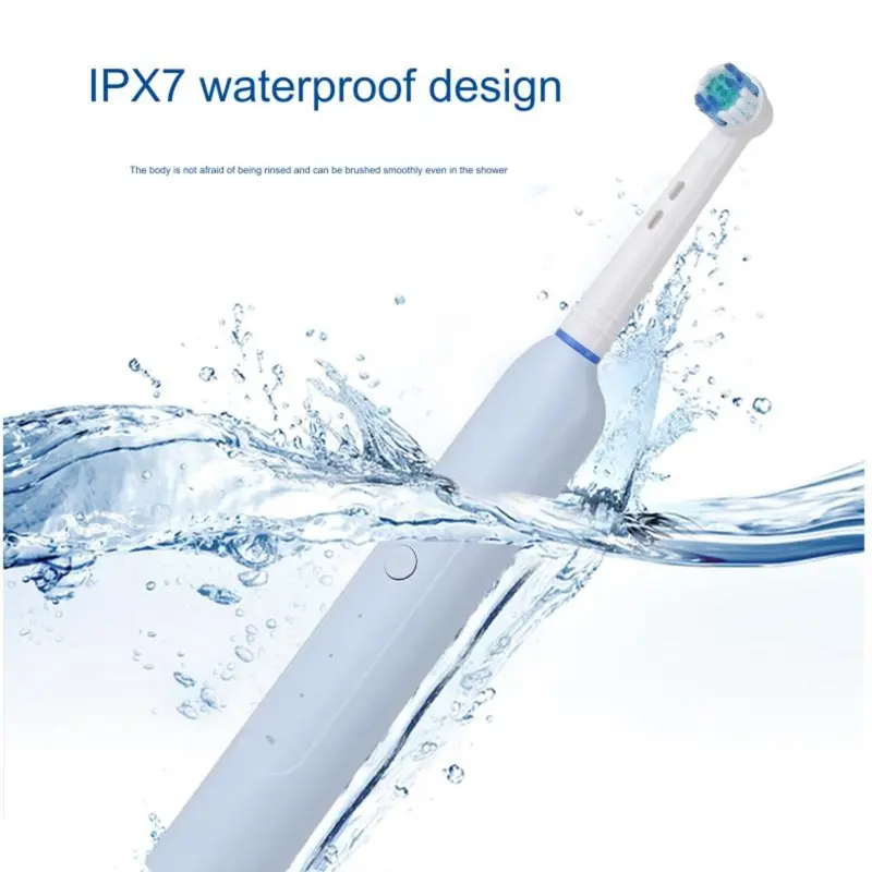 Electric Toothbrush with 2 Extra Brush Heads (1 Box), Waterproof Gums Protecting Motor Toothbrush, Intelligent Deep Cleaning Toothbrushes for Adults 2