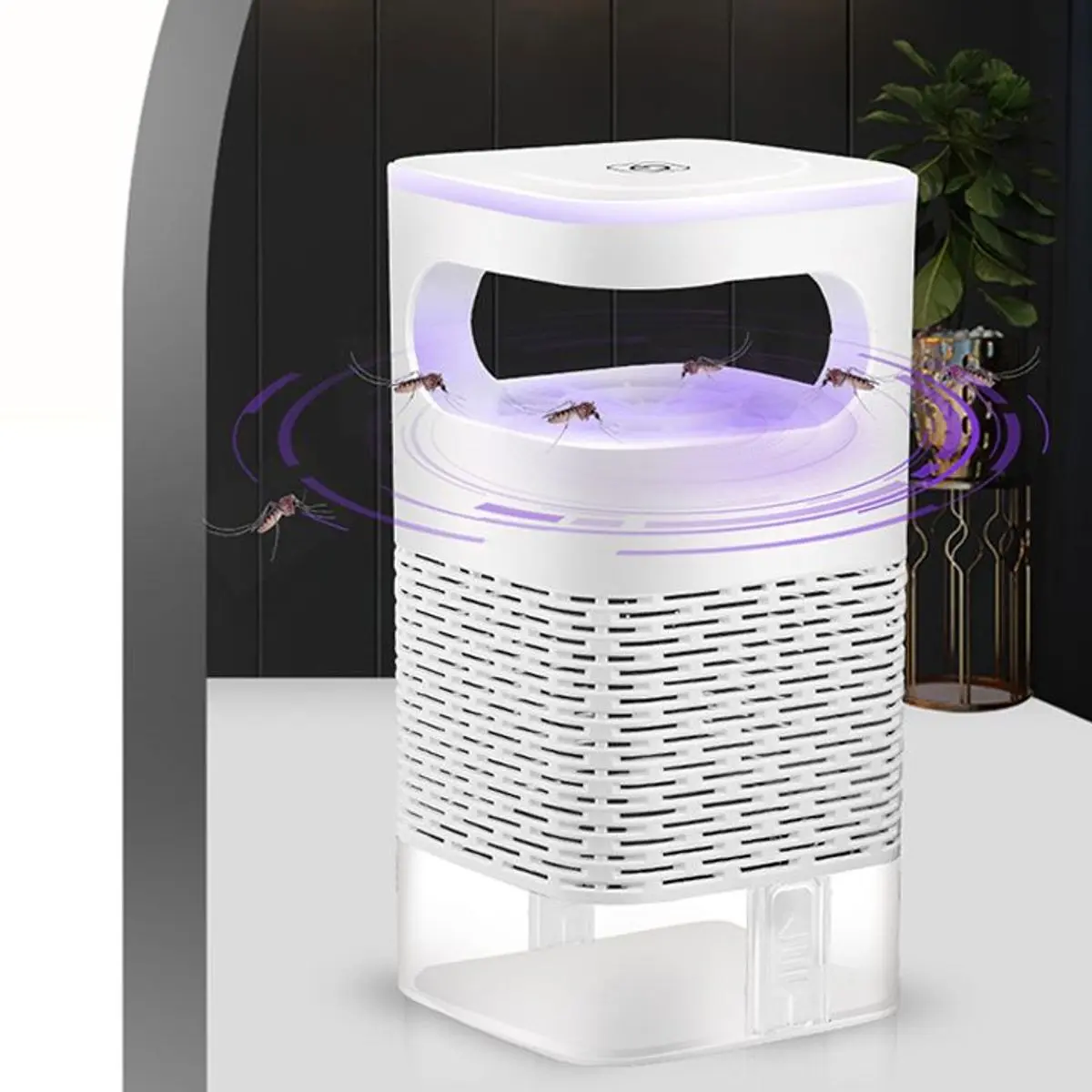 Đèn bắt muỗi-máy bắt muỗi diệt côn trùnġ thông minh kiêm đèn ngủ có cổng sạc USB  ( Có Bảo Hành Lỗi 1 Đổi 1 )