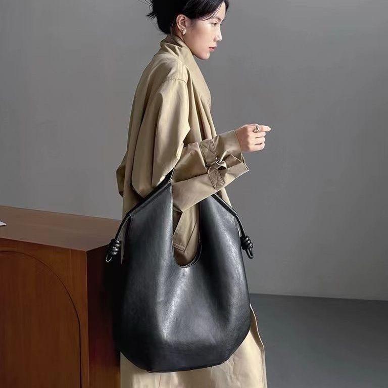 Túi Tote Tối Giản, Thiết Kế Độc Đáo Sức Chứa Lớn, Thích Hợp Đi Lại, Túi Đeo Vai Và Dưới Cánh Tay Hàng Mới Về Mùa Hè 2024, Cao Cấp 4