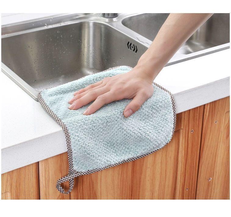 Product Introduction of Rag Oil-Free Lint-Free Absorbent Kitchen Small Tower Student Dormitory Stain-Resistant to Clean a Table to Clean a Table Cloth Pot Table 21
