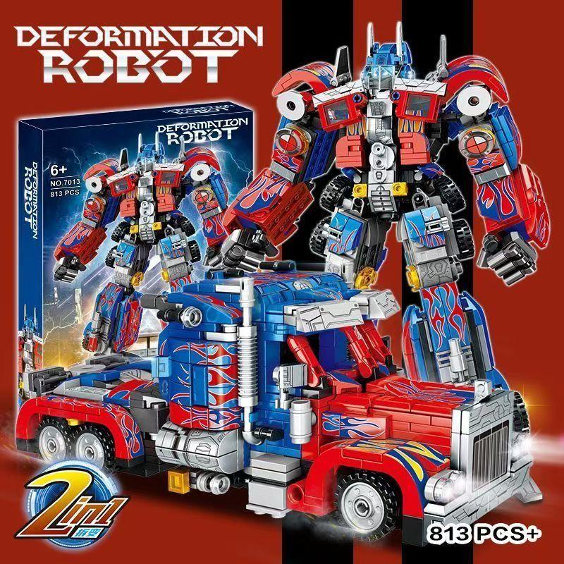  Khối Xây Dựng Optimus Prime Bumblebee Tương Thích Với LEGO Chủ Đề Transformers Đồ Chơi Lắp Ráp Robot Quà Tặng Mô Hình 