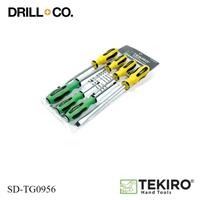 Gambar TEKIRO OBENG SET 7 PCS TPR GO THRU SCREWDRIVER PLUS MINUS SD-TG0956 dari Drill&Co Kota Administrasi Jakarta Barat 1 Tokopedia