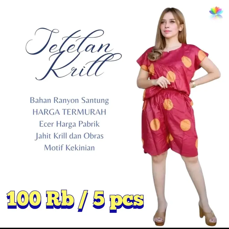 100 RIBU DAPAT 5 STELAN PENDEK 0