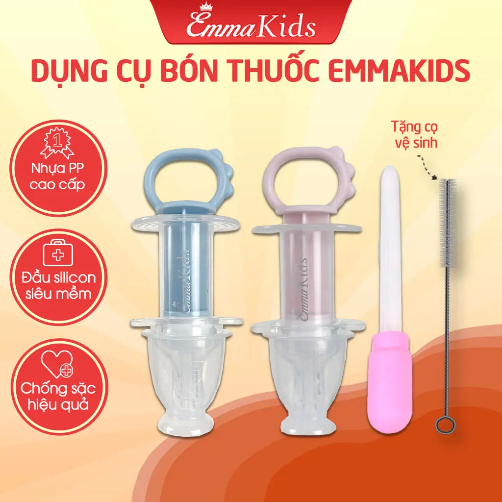 Dụng Cụ Cho Bé Uống Thuốc, Bón Sữa Emmakids An Toàn Cho Bé Yêu