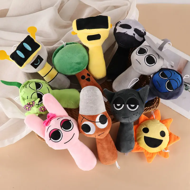 Sprunki Plush Toys Incredibox Sprunki Stuffed Doll Sprunki Game Singers Oren Wenda Plushie Animal Figure Birthday Christmas Gift