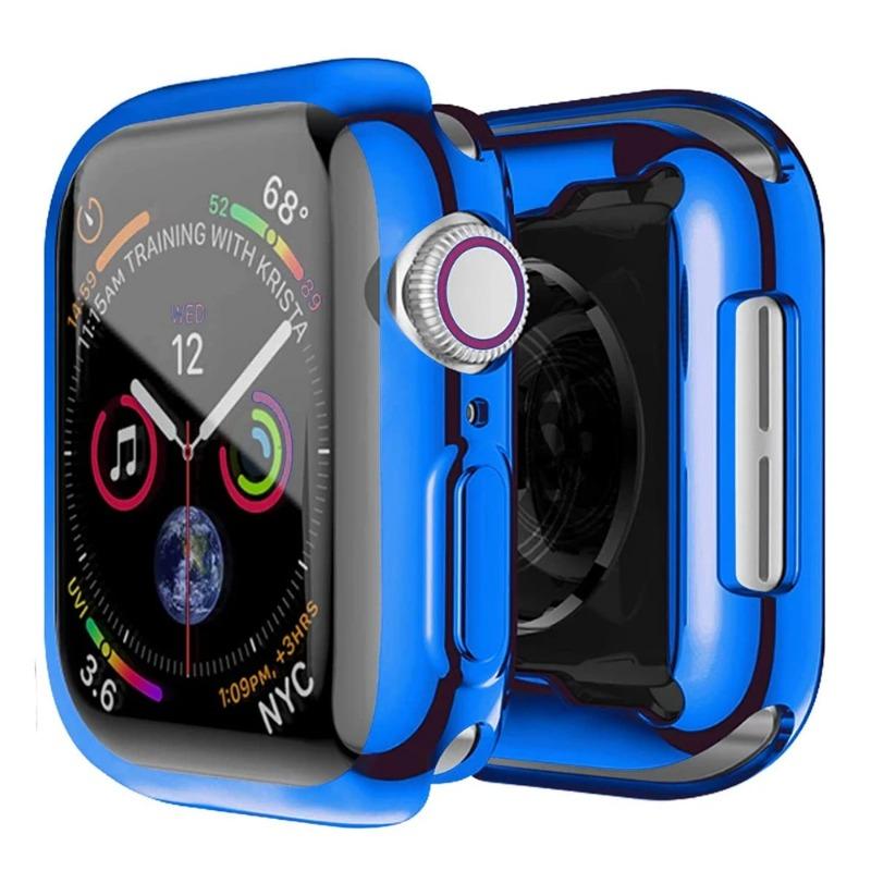 Product Introduction of Pelindung Skrin, Penutup Bumper TPU Penuh, Aksesori untuk Sarung Jam Tangan Apple, Serasi dengan Siri Iwatch 9, 8, 7, SE, 6, 5, 4, 3, 2, 1, Tersedia dalam 45mm, 41mm, 44mm, 40mm, dan 42mm, Siri Iwatch Accessories Smart 15
