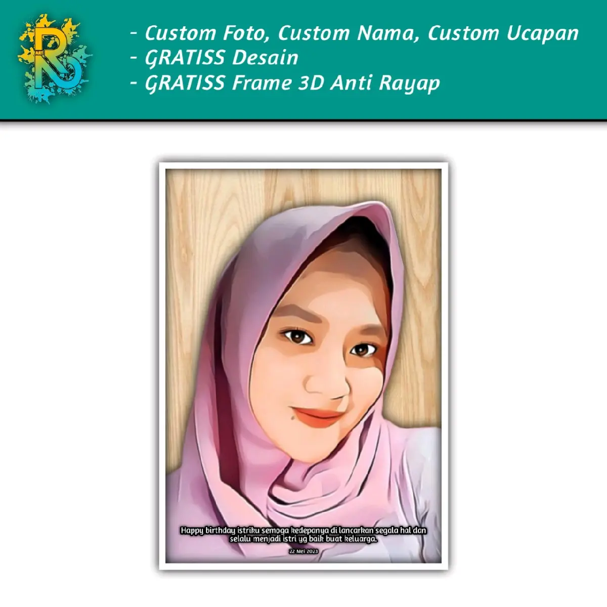 CETAK FOTO BINGKAI MINIMALIS UKURAN ( 30X20 cm - 40X30 cm) Modern Dipasang di Dinding Frame Kado