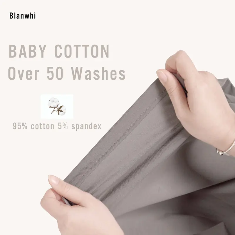 BLANWHI  ÁO BABYTEE FORM VỪA  Cổ Tròn  VẢI EM BÉ DÀNH CHO NGƯỜI LỚN | SỢI BÔNG MỸ KHÔNG TẠP CHẤT |  Áo Nữ mặc vừa vặn thông thường đơn thuần 4