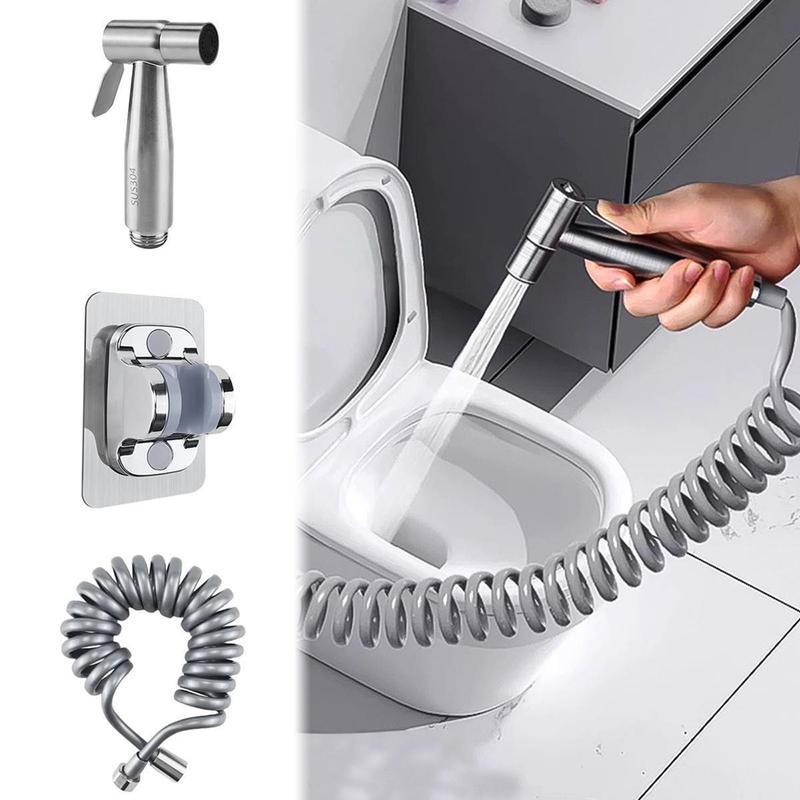 Faucet Household Companion Bathroom Shower Head Self-Cleaning Handheld Toilet Spray Gun Matching Pressurization Flushing Device 0