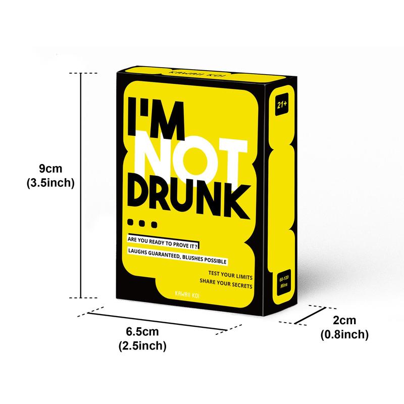 I'm Not Drunk Drinking Game, Drinking Card Game, Drinking Game For Parties & Game Nights, Party Game Ideas, Gift for Her, Men's Gift 1