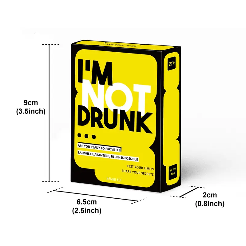 I'm Not Drunk Drinking Game, Drinking Card Game, Drinking Game For Parties & Game Nights, Party Game Ideas, Gift for Her, Men's Gift 1