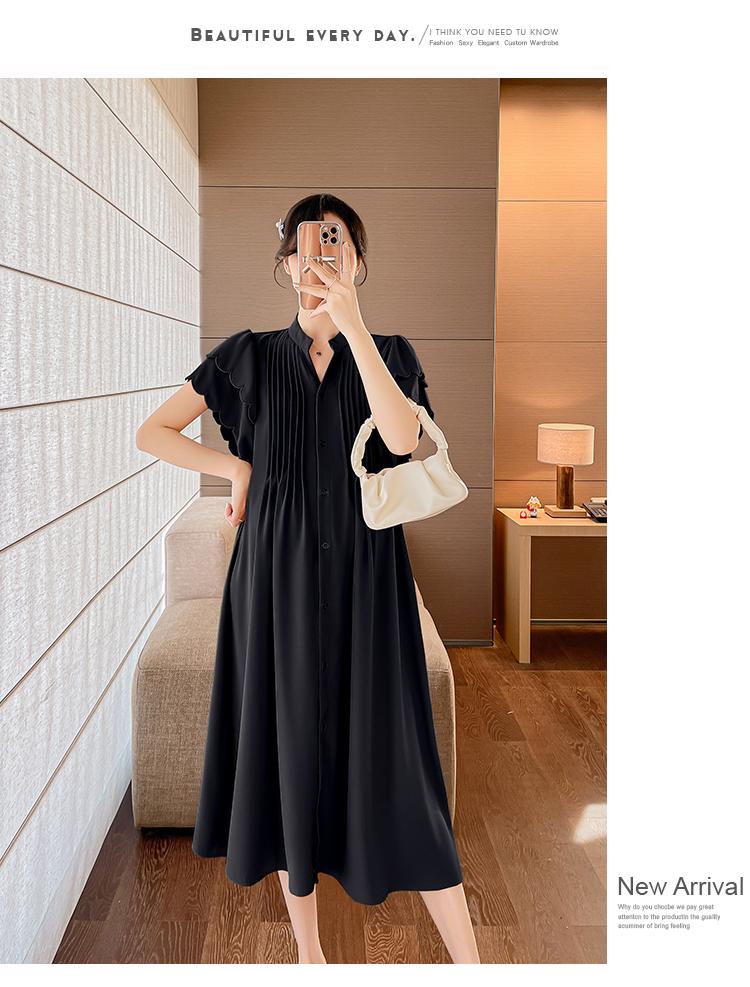 Product Introduction of E69990# Postpartum Embroidery Plus Size Womens Dresses Summer New Arrival Pregnancy Clothes Pregnant Mid-Long Breastfeeding Dress 22