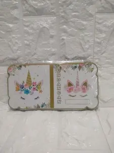 (isi 30pcs) Undangan ulang tahun anak model lipat sudah termasuk plastik