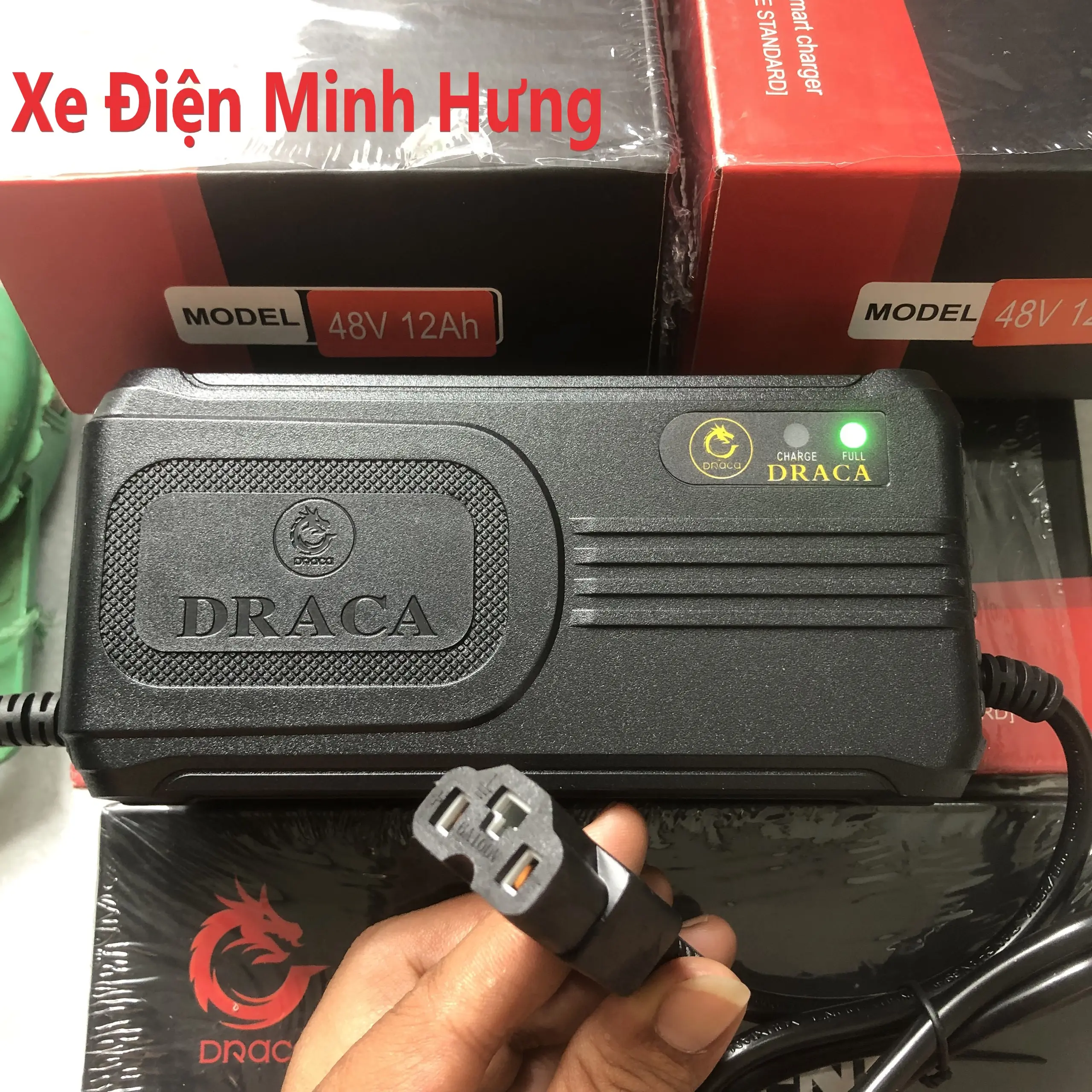 Sạc 48v12ah-14ah xe đạp điện - sạc 4 bình xe điện