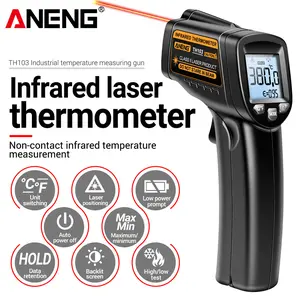 ANENG Termometer Industrial Digital Thermogun Infrared LCD Backlit - TH103