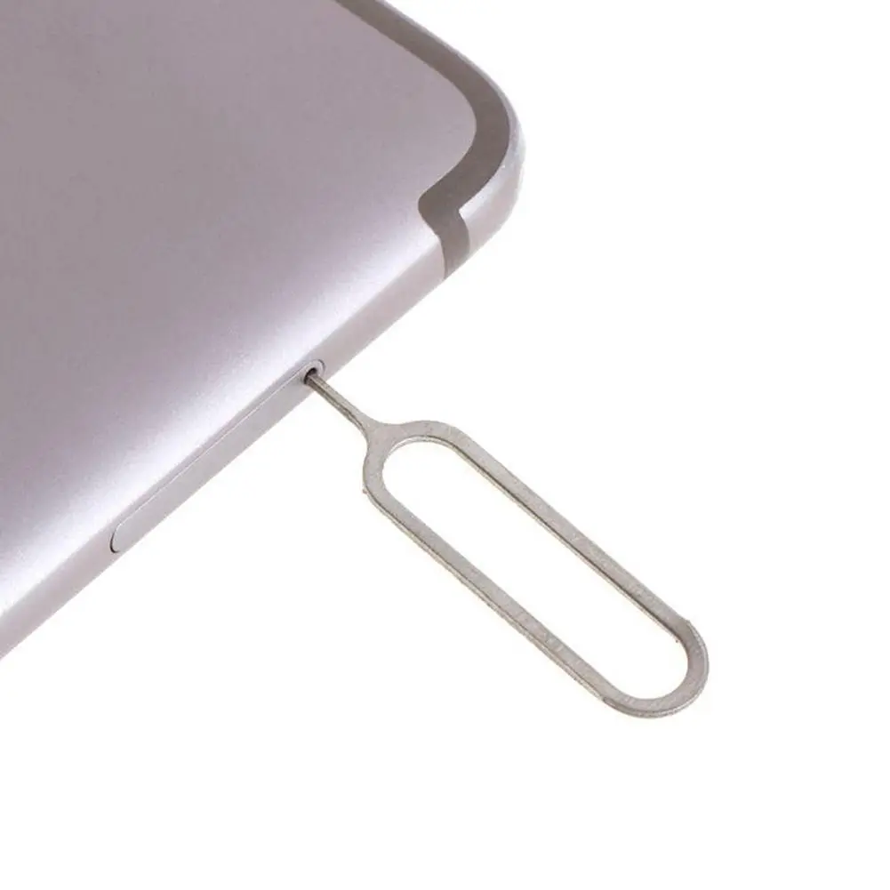 1/20/50pccs Metal Eject Sim Card Tray Open Pin Key Tool For IPhone 14 13 SamSung Xiaomi Apple IPad Tablet Universal Removal Needle