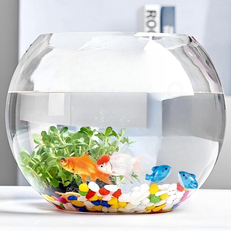 Random Color Cute Shark Shaped Resin Ornament, 10pcs/30pcs Mini Simulation Cartoon Static Fish Decoration, Fish & Aquatic Supplies for Home & Office 4