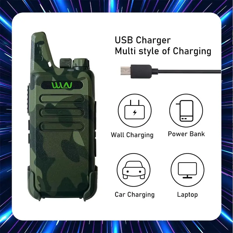 WLN Walkie Talkie Full Set UHF KD C1 7 Hari Garansi | Two Way Radio Handy Talky Talkie HT KDC1 4