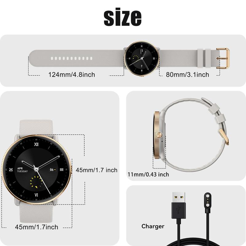 Product Introduction of Multifunctional Smart Watch, Fashion Digital Watch with Wireless Answer/Make Calls & Multi Sport Mode, Sports Watch for Women & Men 1
