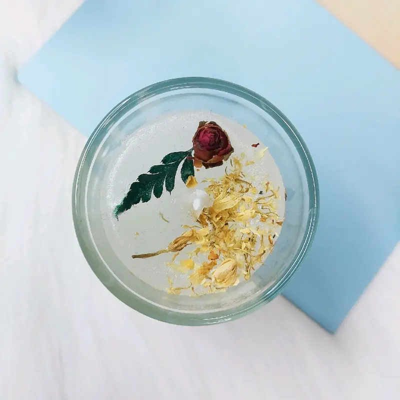 FeudeAnnora - Lilin Aromaterapi Scented Candle with Dried Flowers - Sweets Edition 85gr 4