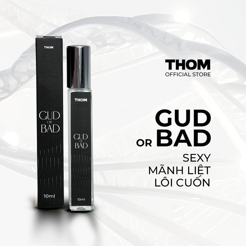 [MUA 1 ĐƯỢC 4] Combo 4 chai nước hoa perfume Nam - LADE KILLER (10ml) + GUD OR BAD (10ml) + BLUE (10ml) + ROYAL FLAME Flame(10ml) Sang trọng tinh tế kèm Box Quà tặng - THOM VN Hàng chính hãng 2