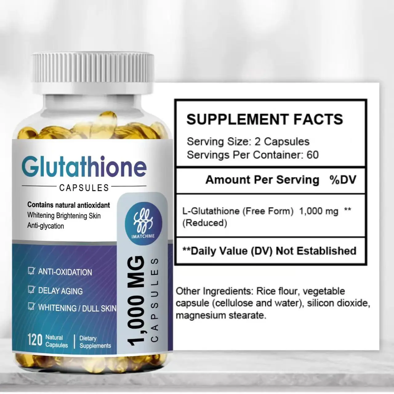 1000 mg glutathione daily Liposomal Glutathione 1000mg main image 1