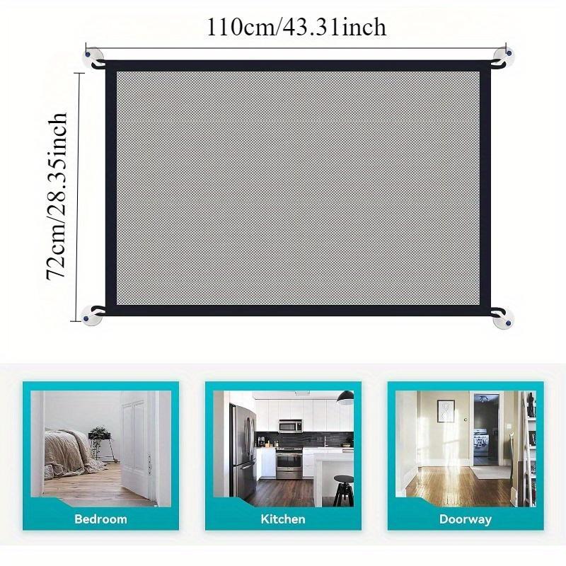 Product Introduction of Foldable Pet Gate, Pet Safety Gate, Dog & Cat Furniture, Easy To Fold Pet Barrier, No Drilling Required Pet Gate, Pet Supplies for Home Use 1
