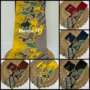 kain katun batik printing halus motif bianca