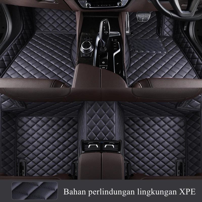 Sankeshu Karpet Mobil Kulit 5pcs Universal Waterproof Premium Car Tahan Panas Anti Debu & Mudah Dibersihkan Fullset Depan Tengah Belakang 2 Baris Sankeshu Karpet Mobil Kulit 5pcs Universal Waterproof Premium Car Tahan Panas Anti Debu & Mudah Dibersihkan Fullset Depan Tengah Belakang 2 Baris