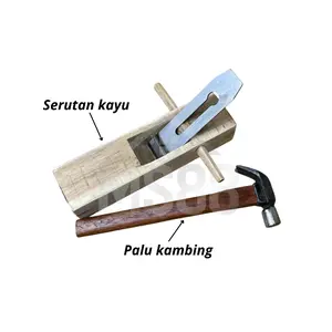 Satu Pasang Alat Serutan Kayu dan Palu Kambing