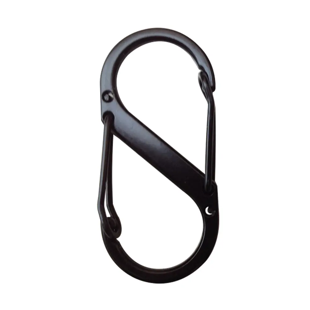 EN 8 Shape Buckle Keychain Outdoor Camping Climbing Fast Hanging Hook Carabiner