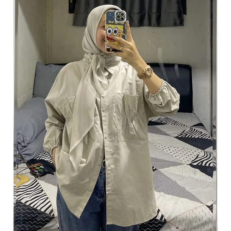 kemeja Poplin pocket 6