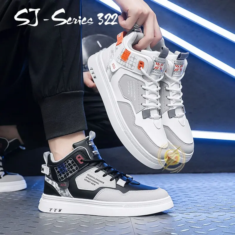 JPRO GANTENG Sepatu Sneakers Boots Fashion Pria Round Toe Pergelangan Kaki Kualitas Import Premium -322 1