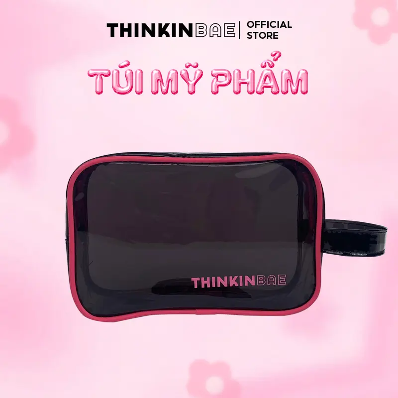[QUÀ TẶNG KHÔNG BÁN] Túi PVC THINKINBAE Đựng Mĩ Phẩm 2