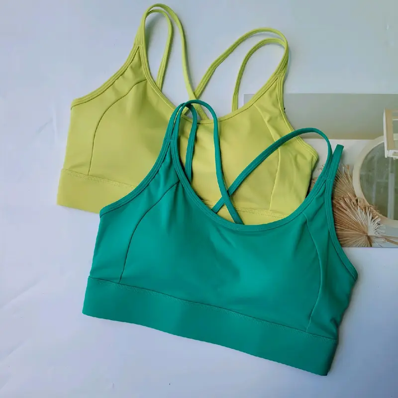 Áo bra A010 mút đúc cao cấp chống sốc tập gym yoga nữ Sport Tập Thể Dục Tập Yoga Top 2
