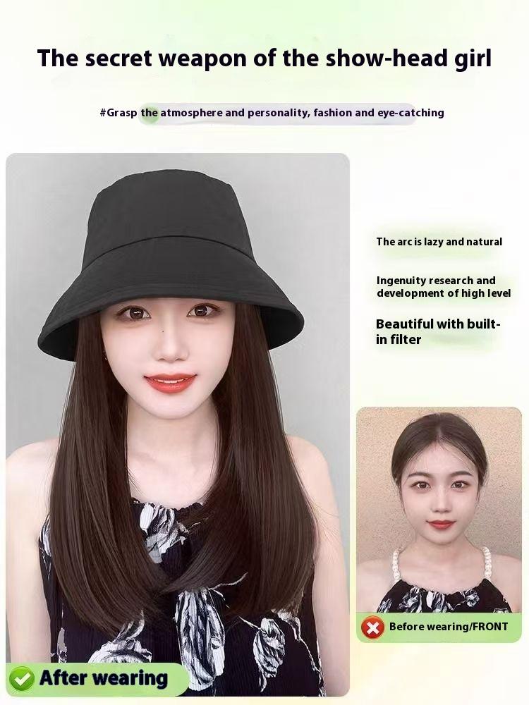 Product Introduction of Tóc Giả, Kích Thước Trung Bình Và Ngắn, Mũ Bucket, Một Mũ, Dành Cho Nữ, Thích Hợp Cho Mùa Thu Và Mùa Đông, Nhẹ Và Thời Trang, Khóa Bên Trong, Tóc Giả Mũ Tóc Ngắn Wig 7
