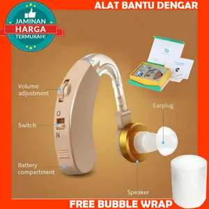 Alat Bantu Dengar Pengeras Suara Pendengaran Hearing Aid Earphone Orang Tua Tuna Rungu F-138