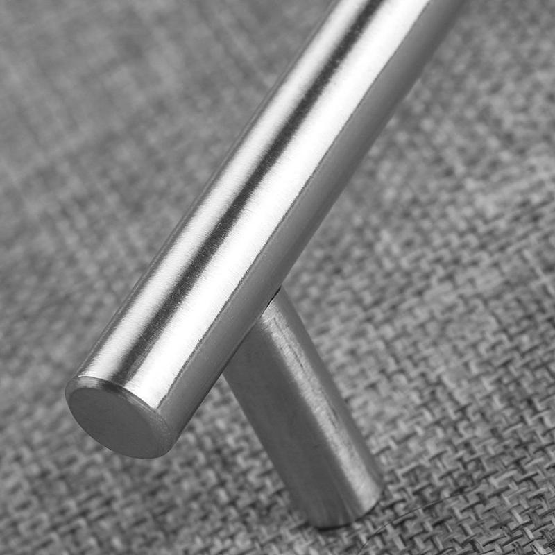 Product Introduction of 1pc Useful Home Cabinet Handles Furniture Component Drawer Door Knobs Wardrobe Pulls T-Bar Handle  Stainless Steel  Knobs 13